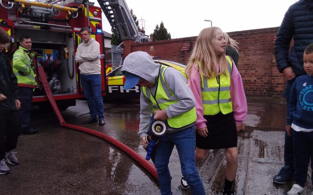 OLLY’s Visit to Aintree Community Fire Station
