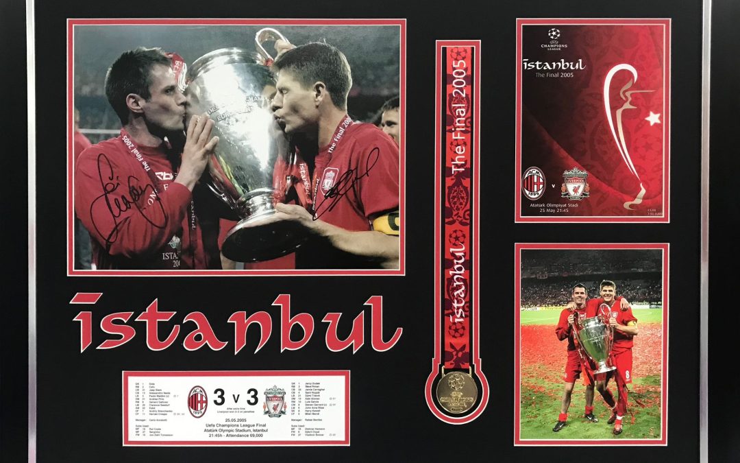 Signed Istanbul 2005 Champions League Memorabilia Up for Auction