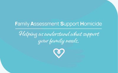 What is the F.A.S.H Form and how can it help families affected by homicide?
