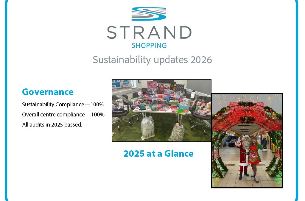 Strand Shopping Centre Shares Positive Sustainability Update