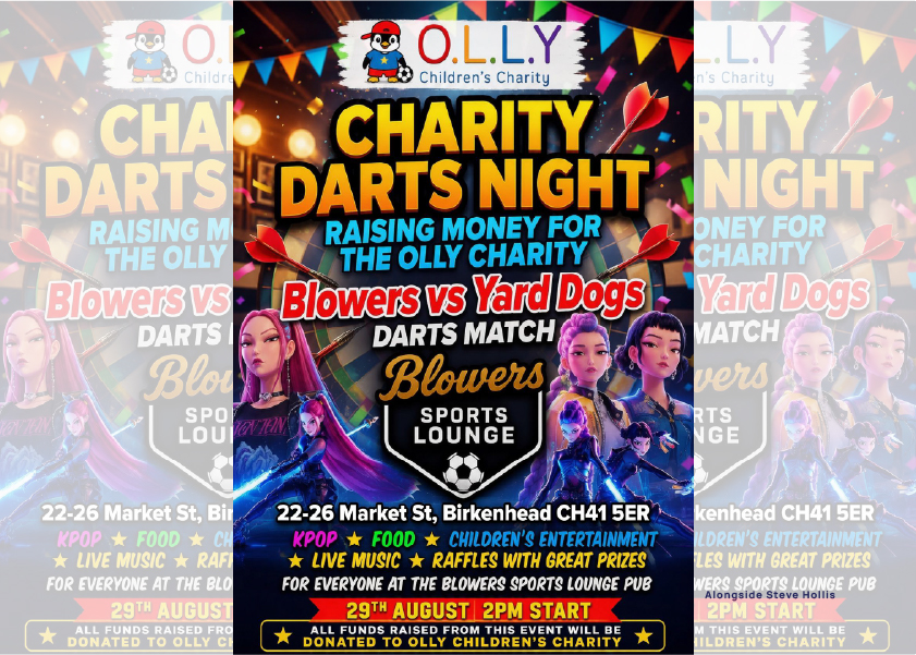 Charity Darts Night Raising Funds for OLLY Children’s Charity
